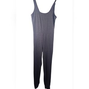 Gap Fit Tech Jersey Brushed Open Back Onesie Jumpsuit Gym Outfit Size M Tall